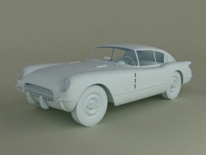chevrolet corvette corvair concept Modelo 3D