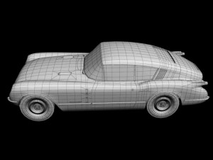 chevrolet corvette corvair concept Modelo 3D