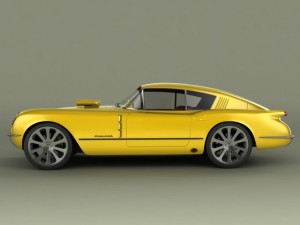 chevrolet corvette corvair custom 3D Model