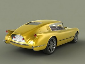 chevrolet corvette corvair custom 3D Model