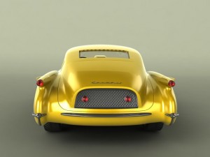 chevrolet corvette corvair custom 3D Model
