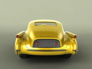 chevrolet corvette corvair custom 3D Model