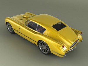 chevrolet corvette corvair custom 3D Model