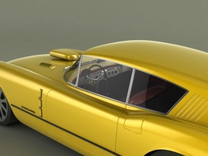 chevrolet corvette corvair custom 3D Model