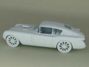 chevrolet corvette corvair custom 3D Model