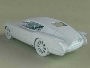 chevrolet corvette corvair custom 3D Model