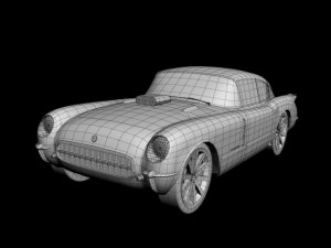 chevrolet corvette corvair custom 3D Model
