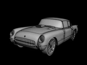 chevrolet corvette corvair custom 3D Model