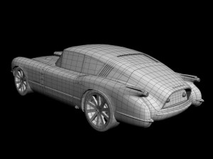 chevrolet corvette corvair custom 3D Model