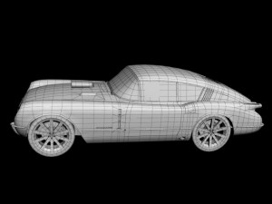 chevrolet corvette corvair custom 3D Model