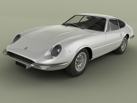 Ferrari 365 GTB-4 Daytona Prototype 3D Модель