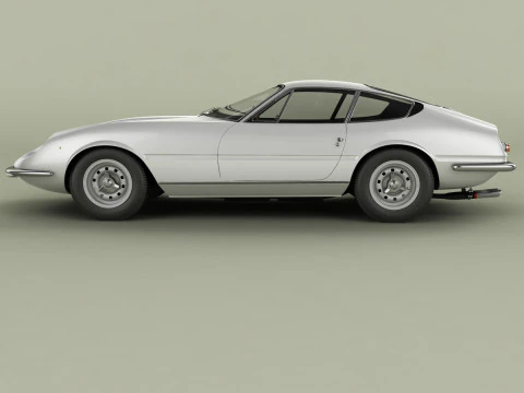 Ferrari 365 GTB-4 Daytona Prototype 3D Model