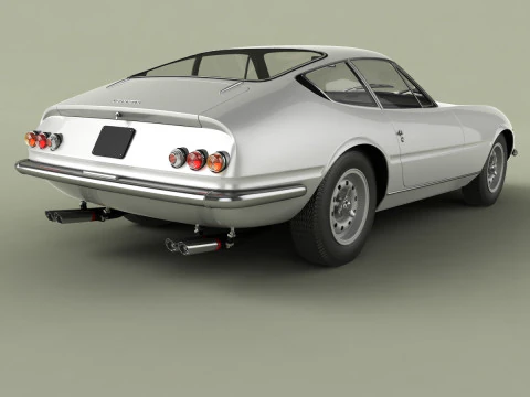 Ferrari 365 GTB-4 Daytona Prototype 3D Model