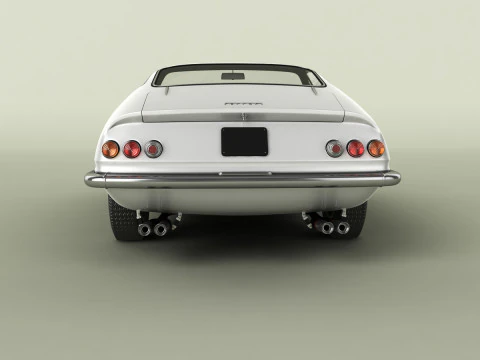 Ferrari 365 GTB-4 Daytona Prototype 3D Model