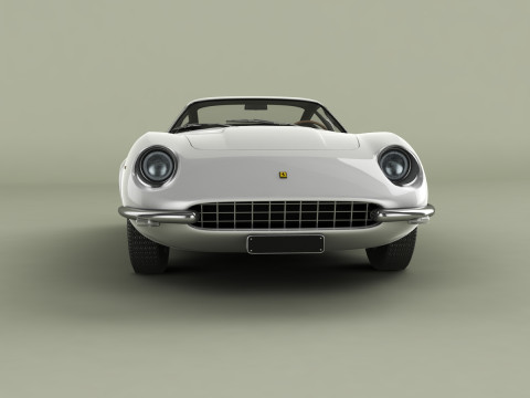 Ferrari 365 GTB-4 Daytona Prototype 3Dモデル