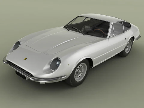 Ferrari 365 GTB-4 Daytona Prototype 3D Model