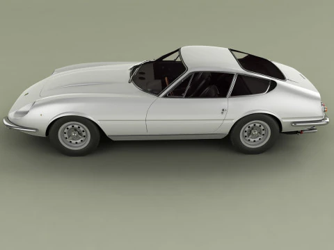 Ferrari 365 GTB-4 Daytona Prototype 3D Model