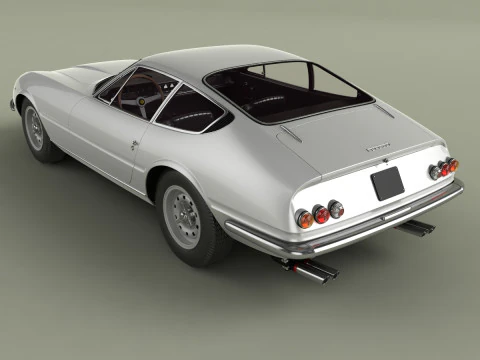 Ferrari 365 GTB-4 Daytona Prototype 3D Model