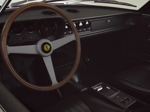 Ferrari 365 GTB-4 Daytona Prototype 3D Model