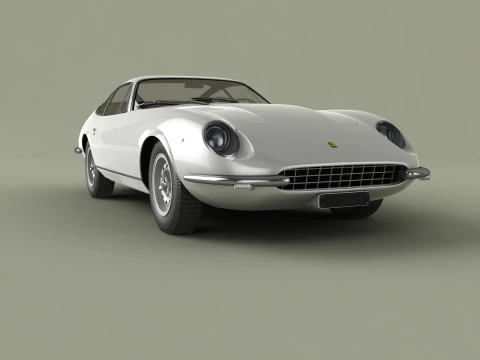Ferrari 365 GTB-4 Daytona Prototype 3D Model