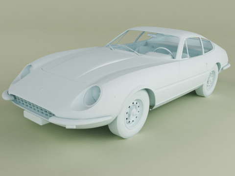 Ferrari 365 GTB-4 Daytona Prototype 3Dモデル