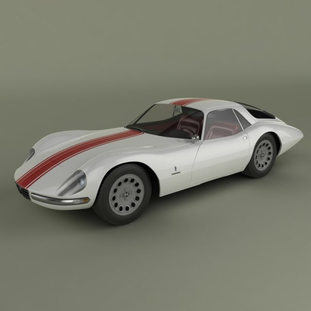 alfa romeo giulia 1600 tz2 pininfarina Modelo 3D .c4d .max .obj .3ds .fbx .stl .blend 