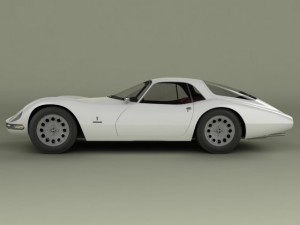 alfa romeo giulia 1600 tz2 pininfarina Modelo 3D