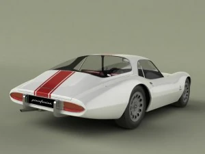 alfa romeo giulia 1600 tz2 pininfarina 3D Model