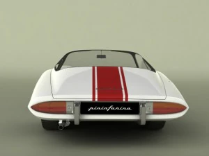 alfa romeo giulia 1600 tz2 pininfarina 3D Model