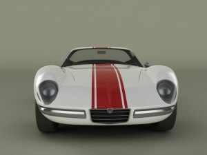 alfa romeo giulia 1600 tz2 pininfarina Modelo 3D