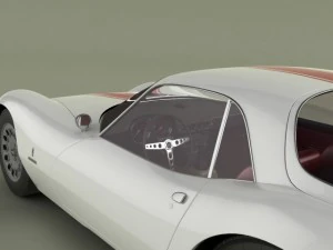 alfa romeo giulia 1600 tz2 pininfarina 3D Model