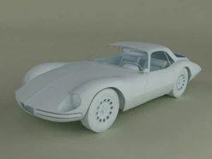 alfa romeo giulia 1600 tz2 pininfarina 3D Model