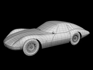 alfa romeo giulia 1600 tz2 pininfarina 3D Model