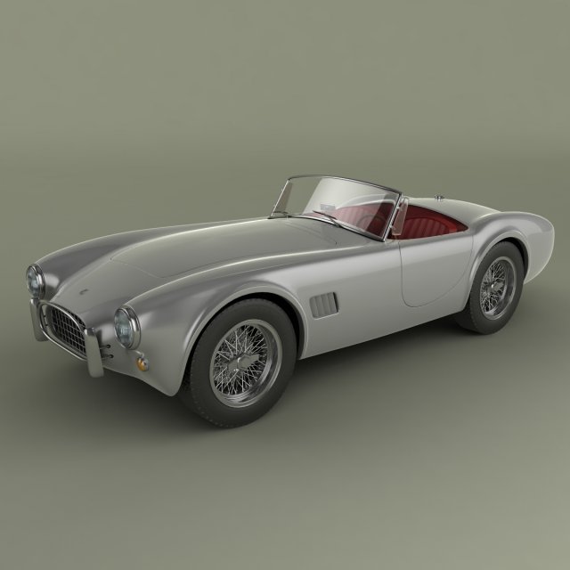 ac cobra 289 3Dモデル .c4d .max .obj .3ds .fbx .stl .blend 