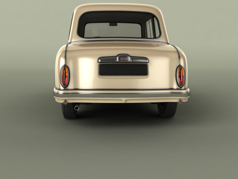 AWZ P70 Zwickau saloon Model 3D