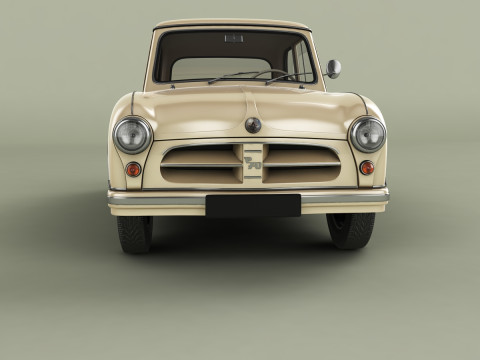 AWZ P70 Zwickau saloon Model 3D