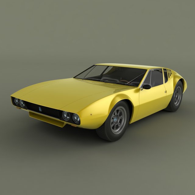 de tomaso mangusta Modelo 3D .c4d .max .obj .3ds .fbx .stl .blend 