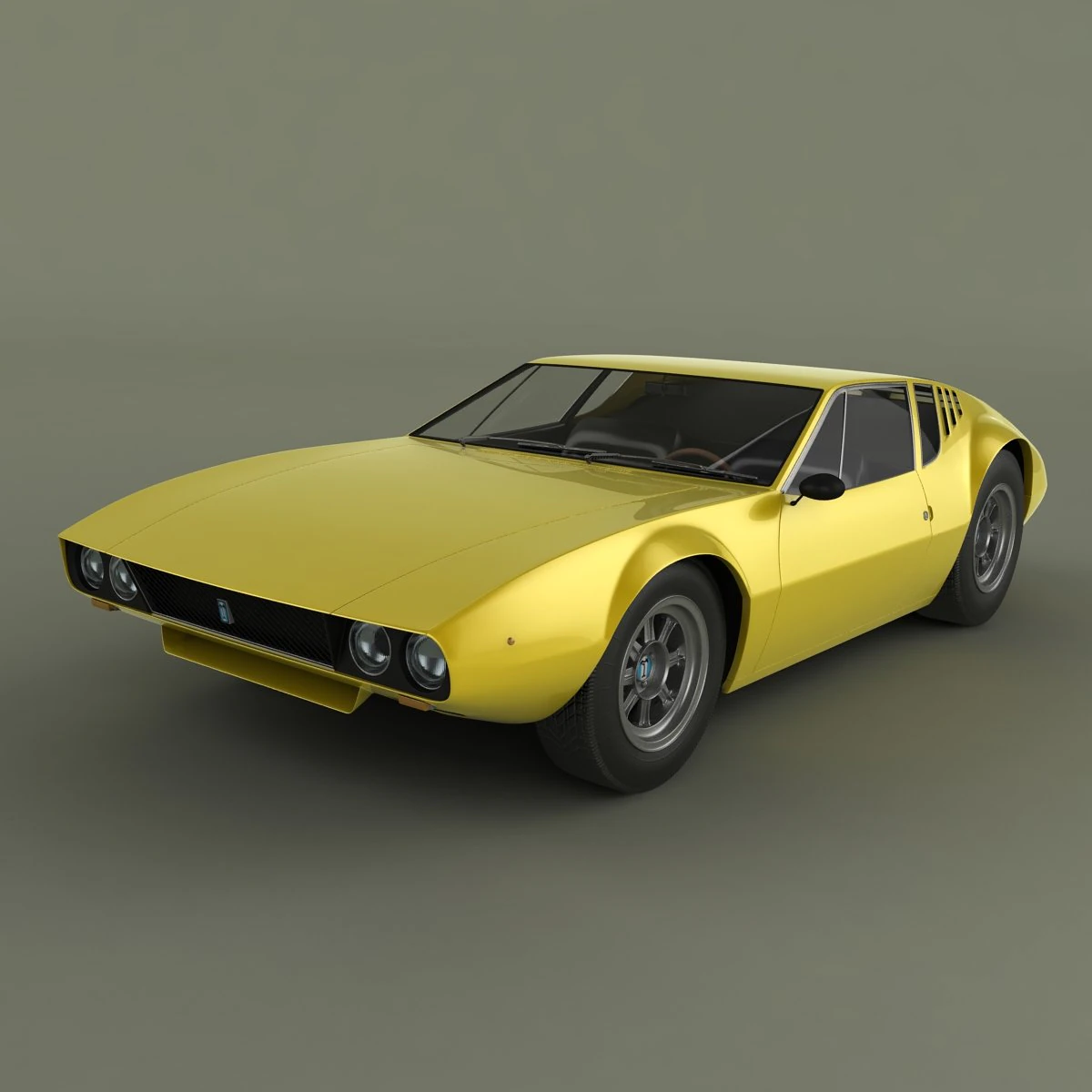 de tomaso mangusta 3D Model .c4d .max .obj .3ds .fbx .stl .blend 