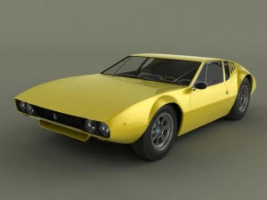 de tomaso mangusta Modelo 3D