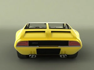 de tomaso mangusta 3D Model