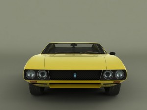 de tomaso mangusta Modelo 3D