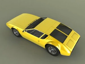 de tomaso mangusta 3D Model