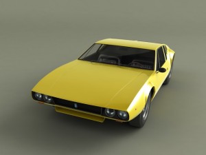 de tomaso mangusta Modelo 3D
