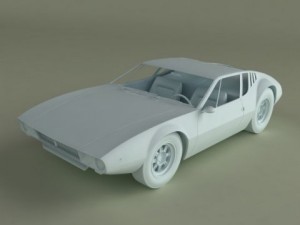 de tomaso mangusta Modelo 3D