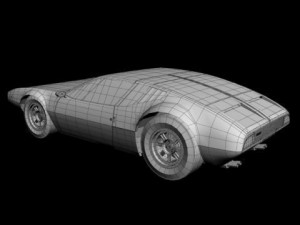 de tomaso mangusta Modelo 3D