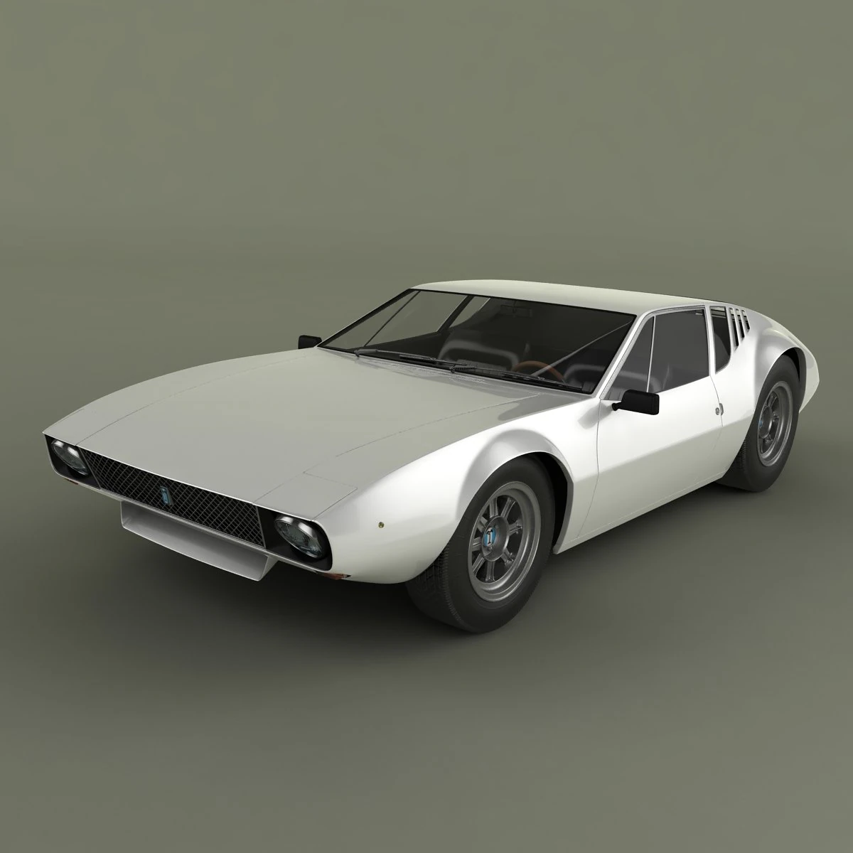 de tomaso mangusta 1969 3D Model .c4d .max .obj .3ds .fbx .stl .blend