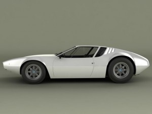 de tomaso mangusta 1969 3Dモデル