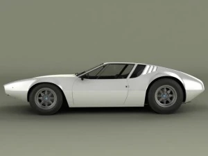 de tomaso mangusta 1969 3D Model