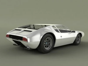 de tomaso mangusta 1969 3D Model