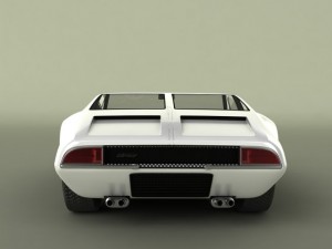de tomaso mangusta 1969 3Dモデル